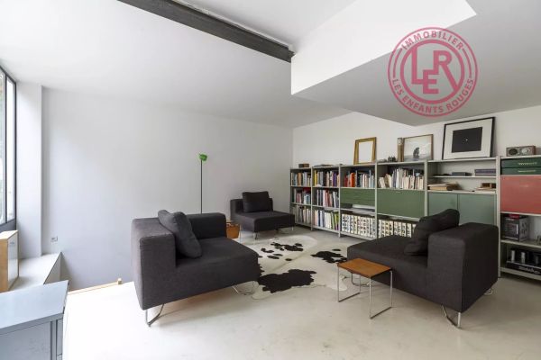 Paris 13ème – Mobilier National – Rue de Croulebarbe – Appartement – Atelier de 114m2 sur rez-de-jardin