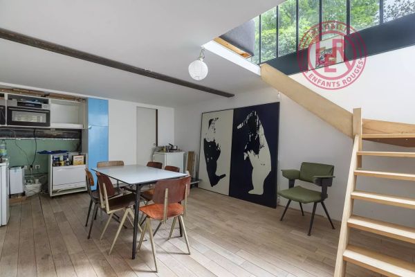 Paris 13ème – Mobilier National – Rue de Croulebarbe – Appartement – Atelier de 114m2 sur rez-de-jardin