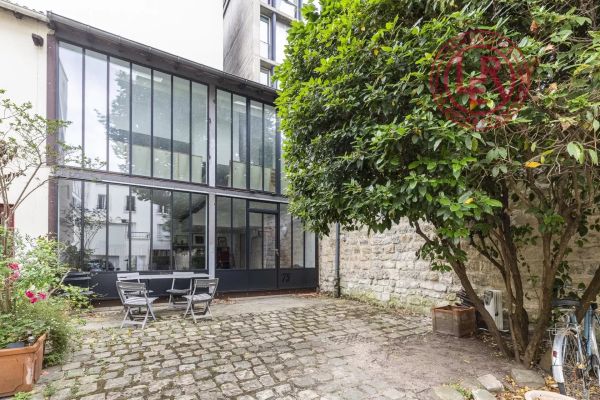 Paris 13ème – Mobilier National – Rue de Croulebarbe – Appartement – Atelier de 114m2 sur rez-de-jardin