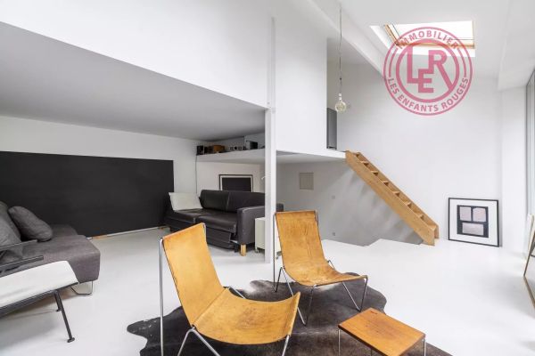 Paris 13ème – Mobilier National – Rue de Croulebarbe – Appartement – Atelier de 114m2 sur rez-de-jardin