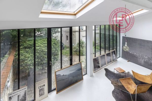Paris 13ème – Mobilier National – Rue de Croulebarbe – Appartement – Atelier de 114m2 sur rez-de-jardin